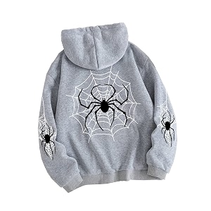 SXV Spider Trap Printed Cool Aesthetic Sweatshirt