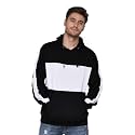 SXV Solid COLOURBLOCKED Striped Sweatshirt Hoodie for