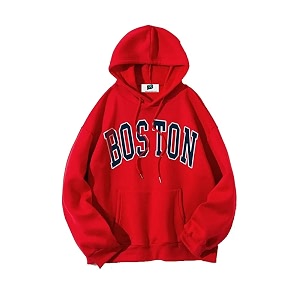 SXV STYLE Boston Printed Sweatshirt Hoodie