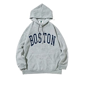 SXV STYLE Boston Printed Sweatshirt Hoodie