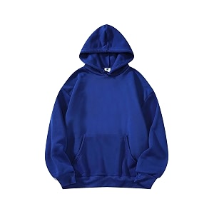 SXV STYLE Hooded Pullover Solid Plain Unisex
