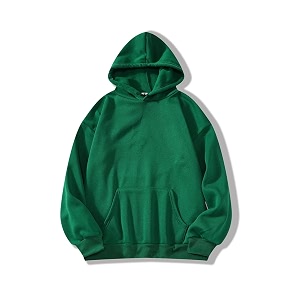 SXV STYLE Hooded Pullover Solid Plain Unisex