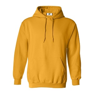 SXV STYLE Hooded Pullover Solid Plain Unisex