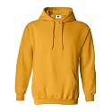 SXV STYLE Hooded Pullover Solid Plain Unisex