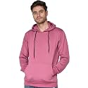 SXV STYLE Hooded Pullover Solid Plain Unisex