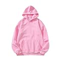 SXV STYLE Hooded Pullover Solid Plain Unisex