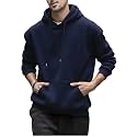 SXV STYLE Hooded Pullover Solid Plain Unisex