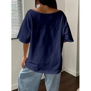 SXV STYLE SOL Women Summer Loose Asymmetrical