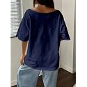 SXV STYLE SOL Women Summer Loose Asymmetrical