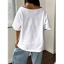 SXV STYLE SOL Women Summer Loose Asymmetrical