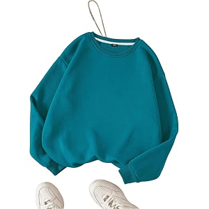 SXV STYLE Solid Plain Unisex Cotton Oversized