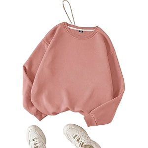 SXV STYLE Solid Plain Unisex Cotton Oversized
