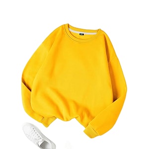 SXV STYLE Solid Plain Unisex Cotton Oversized