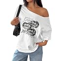 SXV STYLE Women39s Off Shoulder t Shirt