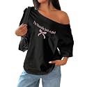 SXV STYLE Women39s Off Shoulder White T-Shirt