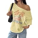 SXV STYLE Women Summer Loose Asymmetrical Neck