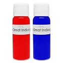 Syahi - The Great Indian Ink - Fountain Pen, Calligraphy, Drawing, Doodle, V5, V7, Trimax Ink - Bloody Red, Fractal Blue