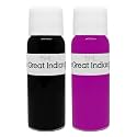 Syahi - The Great Indian Ink - Fountain Pen, Calligraphy, Drawing, Doodle, V5, V7, Trimax Ink - Abyss Black, Purplish Pink