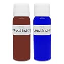 Syahi - The Great Indian Ink - Fountain Pen, Calligraphy, Drawing, Doodle, V5, V7, Trimax Ink - Fractal Blue, Coco Brown