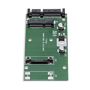 syba 25-inch sata to msata ssd adapter use as external usb 20 storage device sd-ada40077 black green