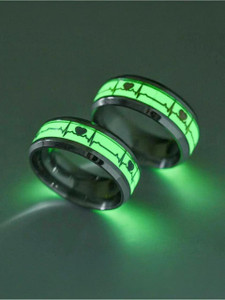 syfer stainless steel silver plated ring