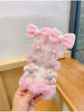 SYGA 10 Pcs Adorable Bow & Flower Design Baby Hairpin For Kids, Girls and Toddlers Hair Clip (Pink)