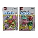 SYGA 10 Pcs Cartoon Shaped DIY Creative Aerospace Military Girl Rubber Erasers for Child Student Gift (Sweet Mood)