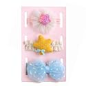 SYGA 3 Pcs Baby Girl Headband Soft Flower Bow Strechable Hairband Suitable For Newborns, Infants, Toddlers And Kids 0-3 Years(Color - 1005,Multicolor)