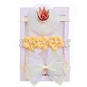 SYGA 3 Pcs Baby Girl Headband Soft Flower Bow Strechable Hairband Suitable For Newborns, Infants, Toddlers And Kids 0-3 Years(Color - 1043,Multicolor)
