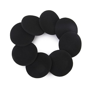 syga 4 pairs 65mm replacement ear foam earbud pad covers for headset earp