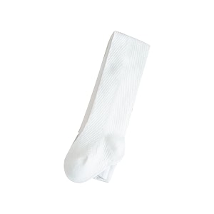 syga baby girls soft cotton infant leggings toddler solid lace knee antislip stockings socks newborn crochet pants
