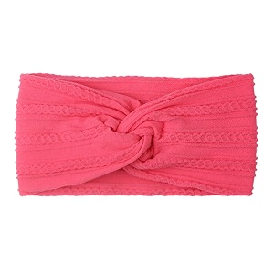 syga baby headband nylon soft stretchable bow hairbands for newborn infant toddler kids 0-3 year red