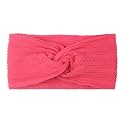 SYGA Baby Headband Nylon Soft Stretchable Bow Hairbands For Newborn Infant Toddler Kids 0-3 Year (Red)