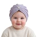 SYGA Baby Winter Knitted Hat Children RABIT Ears Warm Wool Baby Cap Bowknot Turban Cap for 0-3 Year