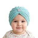 SYGA Baby Winter Knitted Hat Children RABIT Ears Warm Wool Baby Cap Bowknot Turban Cap for 0-3 Year