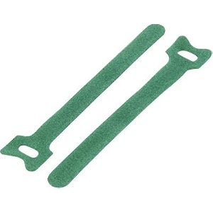 syga cable tie hook and loop straps fastener nylon reusable self-adhesive cable organiser for pc tv usb network cable tape for home and office-12mm x 150mm length green 5pcs