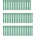 SYGA Cable Tie, Hook and Loop Straps Fastener, Nylon Reusable Self-adhesive Cable Organiser for PC TV USB Network Cable, Tape for Home and Office-12mm x 150mm Length (Green) 50pcs