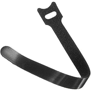 syga reusable cable straps cable ties hook amp loop nylon fastening tape wire organizer interlocking fastening cable binder tie for apparel home textile industrial use and more- 10m x 15mm white