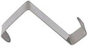 SYGA Set of 6 Over Door Rack Heavy Duty Reversible Brushed Stainless Steel Hook_Large (5cmx2.5cm) Hook 6