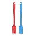 SYGA Silicone Brush Set Pastry Oil Basting Heat Resistant Non-Sticky Grilling for Baking Barbecue Brush (Pack of 2(Multi))
