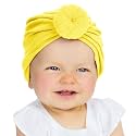 SYGA Unisex Cotton Turban Hat (Pack Of 1) (TurbonHeadWrap_Yellow_Yellow_S)