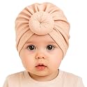 SYGA Unisex Cotton Turban Hat (Pack Of 1) (TurbonHeadWrap_Cream_Ivory, Cream_S)