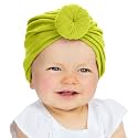 SYGA Unisex Cotton Turban Hat (Pack Of 1) (TurbonHeadWrap_Green_Green_S)