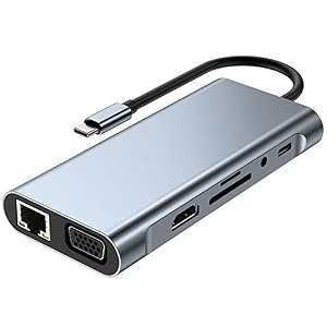 syga usb c hub 11 in 1 usb hub 30 multi interface for compupter laptop docking type c device - byl2110