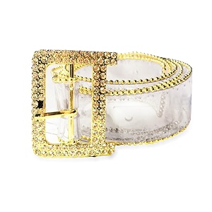 syga women39s pvc plastic belt alloy buckle ladies grommet clear waist belts for jeans transparent belts pin bucklefits waist size 26-36