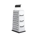 4-Sided Stainless Steel Multipurpose Grater and Slicer Wood Finish for Cut Vegetables, Ginger,Cucumbers, Carrots, Potatoes (4 in 1 Grater)