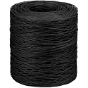 Syhood 1345 Feet Floral Vine Bind Wire Rustic Craft Wire, Black