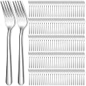 Syhood 300 Pcs Stainless Steel Dinner Forks Set 8 Inch Bulk Metal Forks