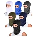 Syhood 6 Pcs Ski Mask Balaclava Full Face Cover Windproof Mask Polyester Ice Silk UV Protection for Men Women Outdoor Sports