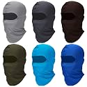 Syhood 6 Pcs Ski Mask Balaclava Full Face Cover Windproof Mask Polyester Ice Silk UV Protection for Men Women Outdoor Sports